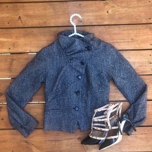 Armani Exchange Gray Wool Blazer • Size Medium NWT